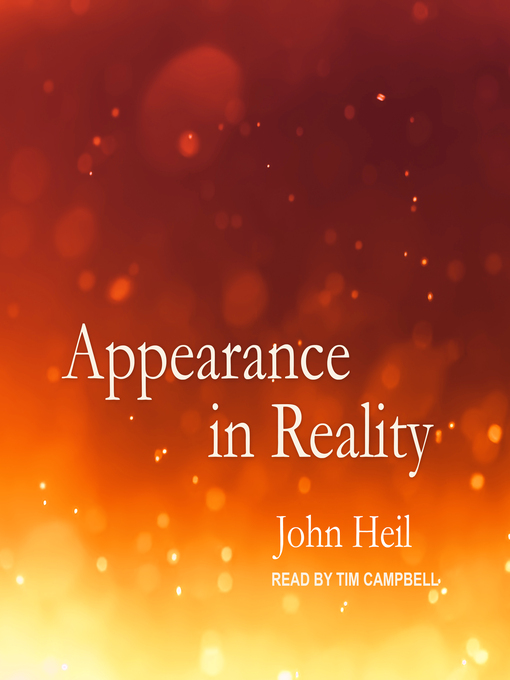 Title details for Appearance in Reality by John Heil - Available